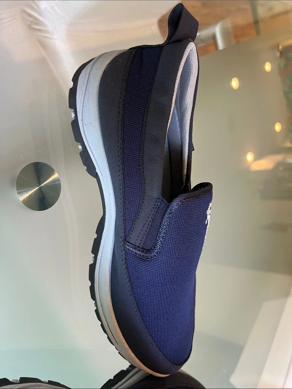 Navy Blue Slip-On Men's Casual Loafers